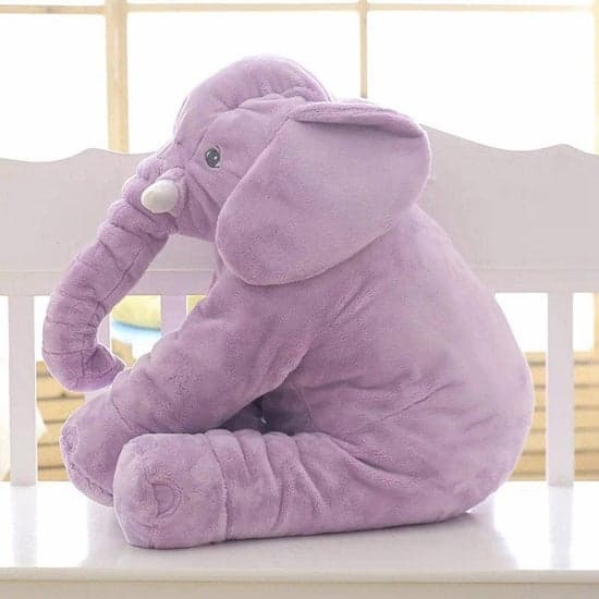 Baby Elephant Pillow Purple