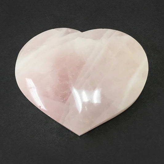 3-3.5" Rose Quartz Heart 1 Lb