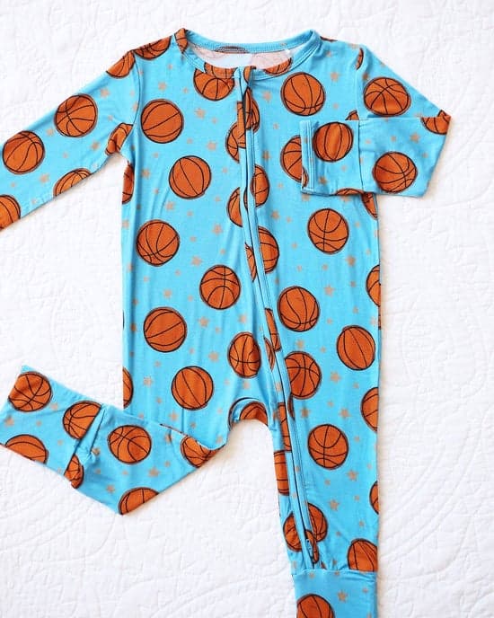 Hoop Dreams Footless Romper