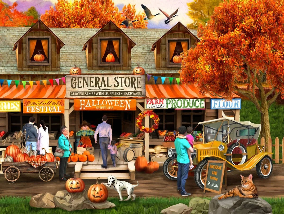 Halloween General Store Puzzle 300pc