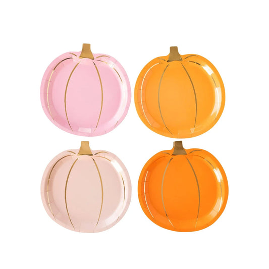 Modern Pumpkin Plate Set