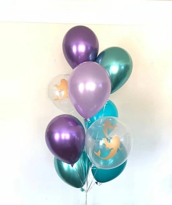 Mermaid Balloons 9ct