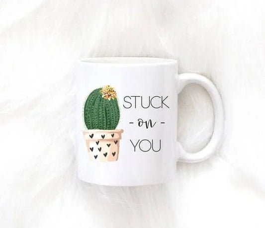 Stuck on You Cactus Mug
