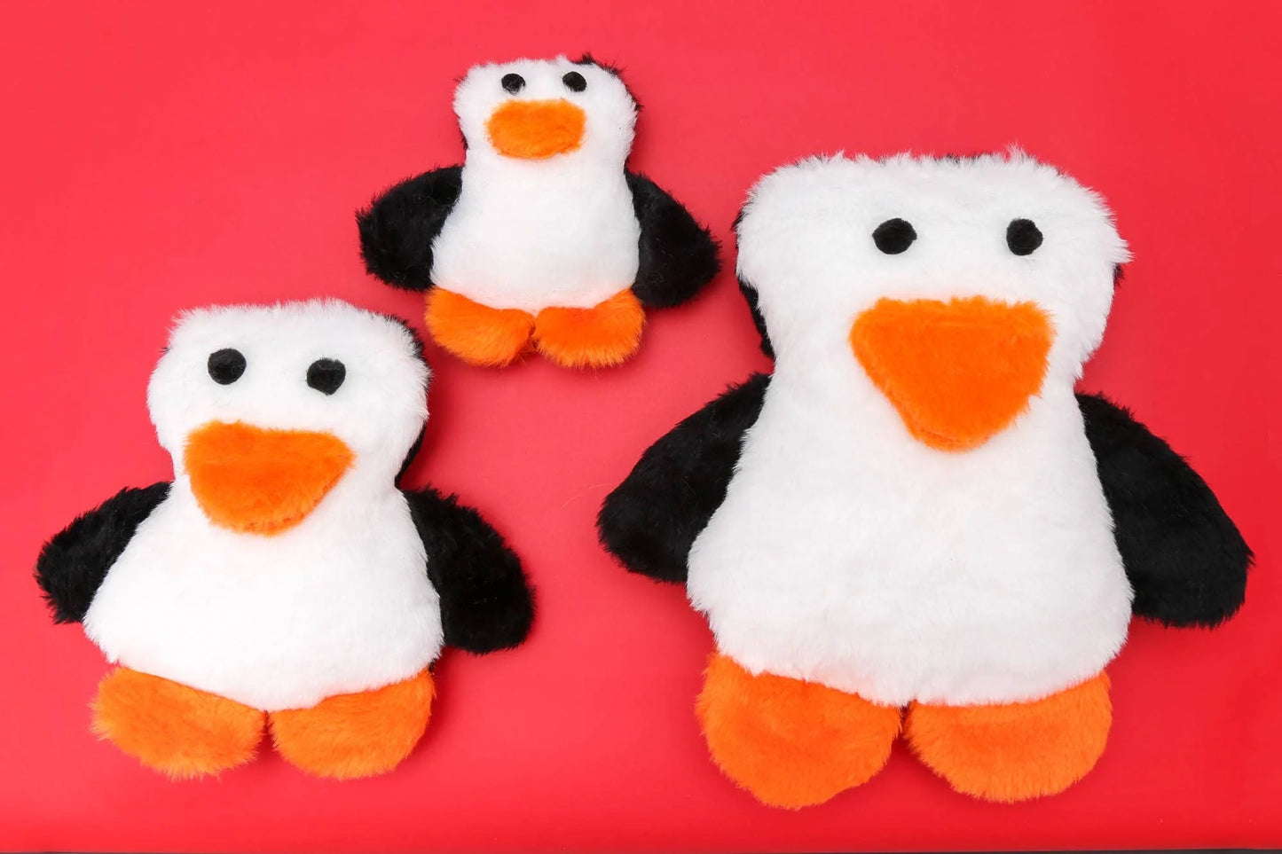 Penguin Plush Dog Toy