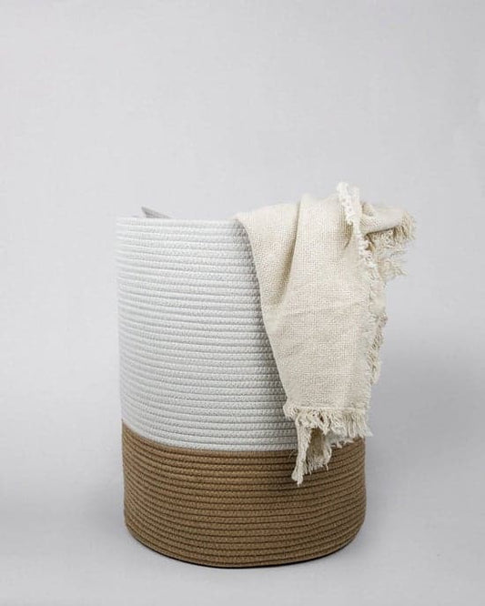 Brown Cotton Basket