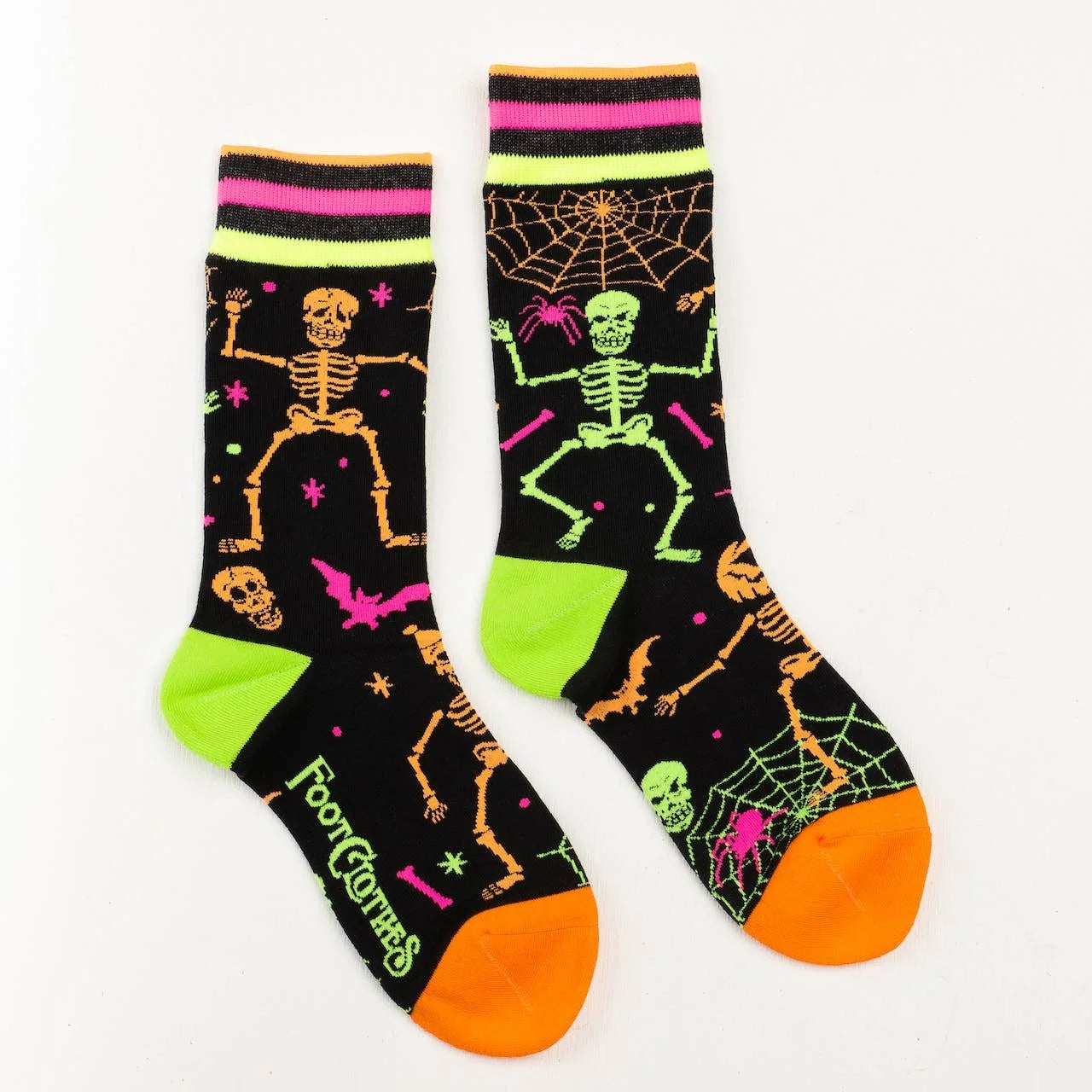 Rave Skeletons Crew Socks