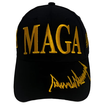 Gold MAGA Hat