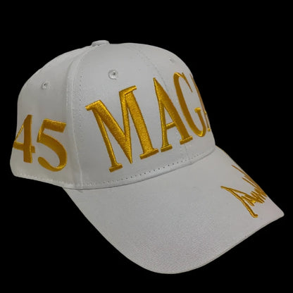 Gold MAGA Hat