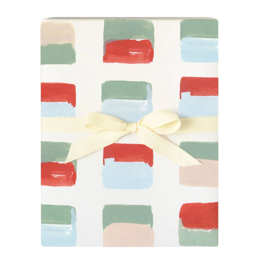 Holiday Blocks Gift Wrap Roll