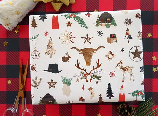 Country Christmas Gift Wrap