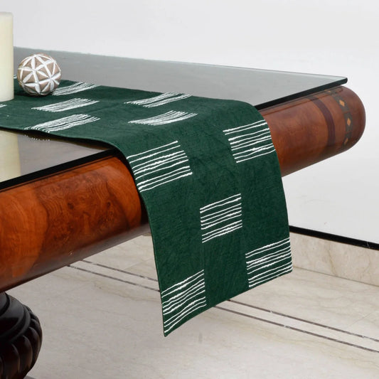 Green Holly Table Runner