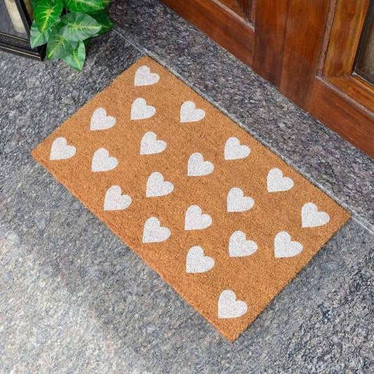 Hearts doormat