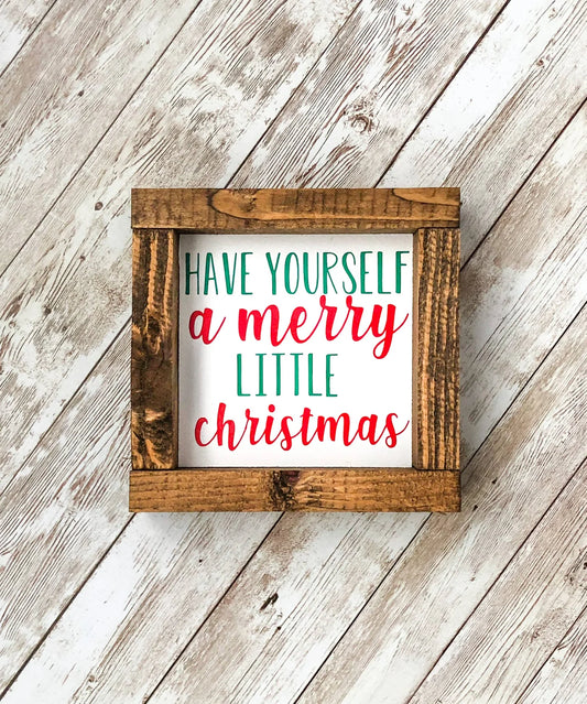 Merry Little Christmas Sign