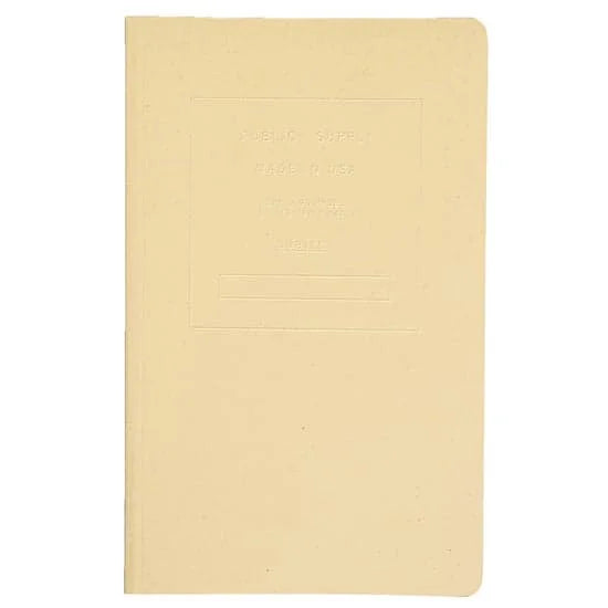 Manila 5x8" Embossed Notebook