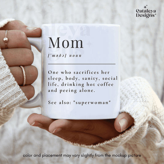 Mom Definition Ceramic Coffee Mug