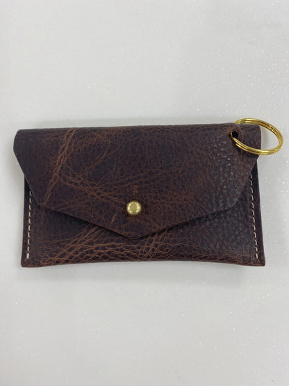 Leather Card Keeper - Mini Wallet