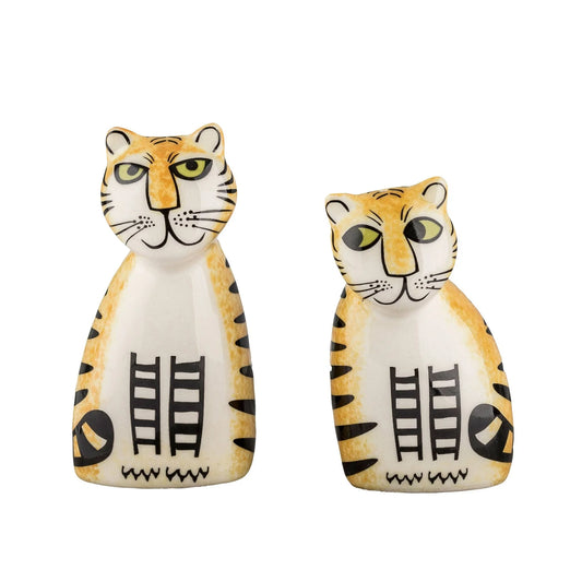Tiger Salt and Pepper Shakers