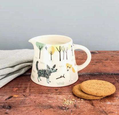 Handmade Ceramic Dog Milk Jug