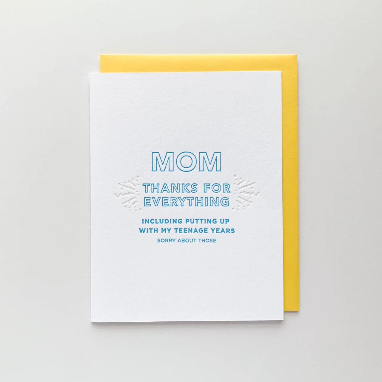 Mom Thank You Card