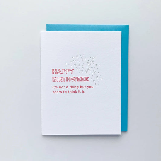 Happy Birthweek Card