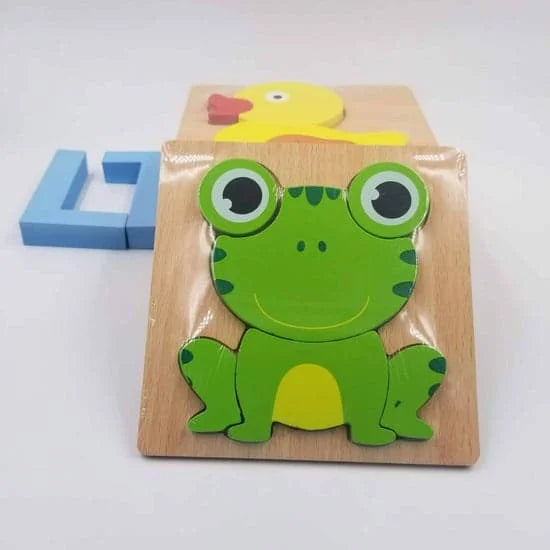Frog 3D Wooden Puzzle