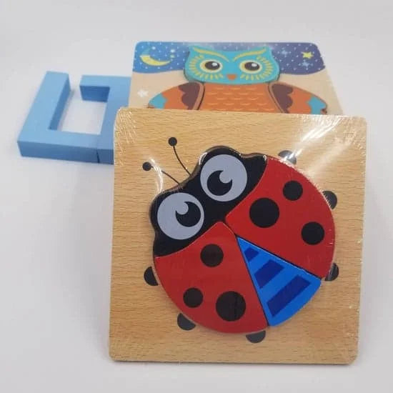 Ladybug 3D Wooden Puzzle