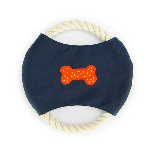 Party Bones Dog Rope Disc Toy