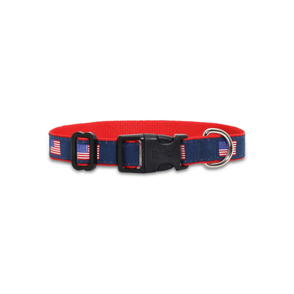 American Flag Dog Collar