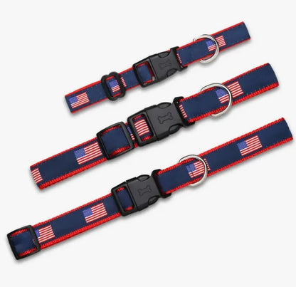 American Flag Dog Collar