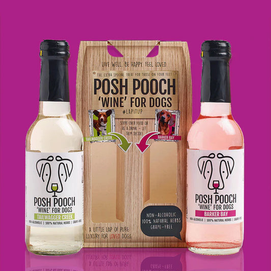 Posh Pooch Dog Wine Duo Pack Non-Alcoholic