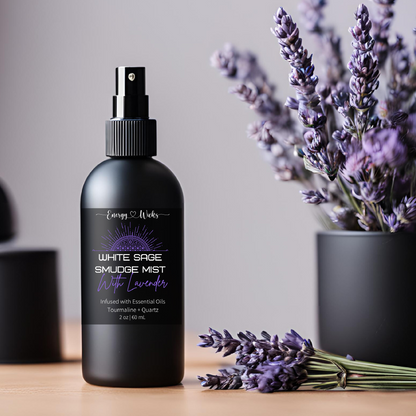 Crystal Smudging Mist – Energy Clearing & Aura Refresh Spray