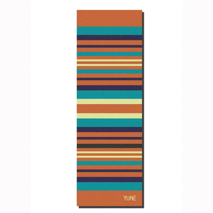 Yoga Mat | 6mm Thick | Striped | Non-Slip | Eco Friendly | Yune Yoga | SB51 - Yune Yoga