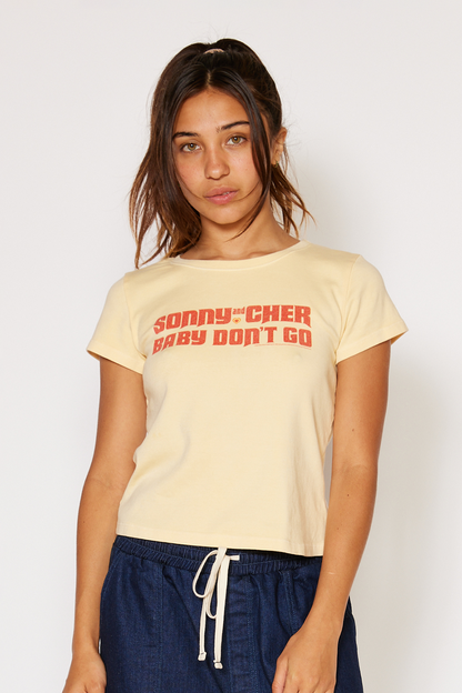 Sonny & Cher Baby Don't Go Baby Tee