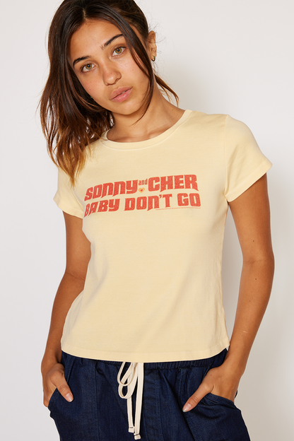 Sonny & Cher Baby Don't Go Baby Tee