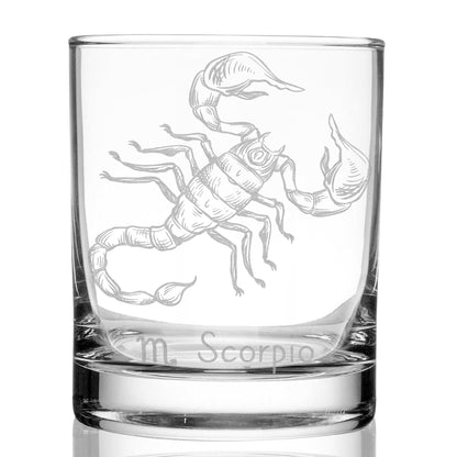 Zodiac Whiskey Glasses