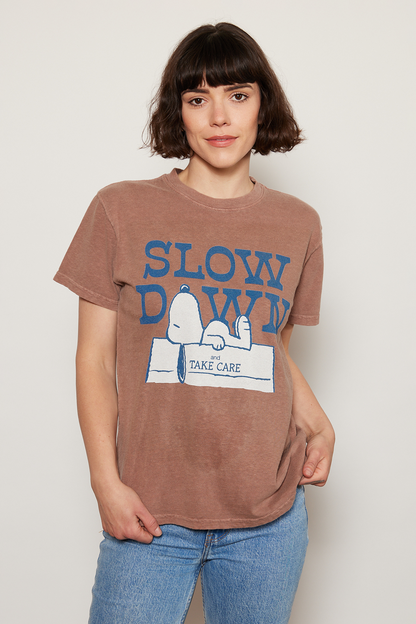 Peanuts Slow Down Tee