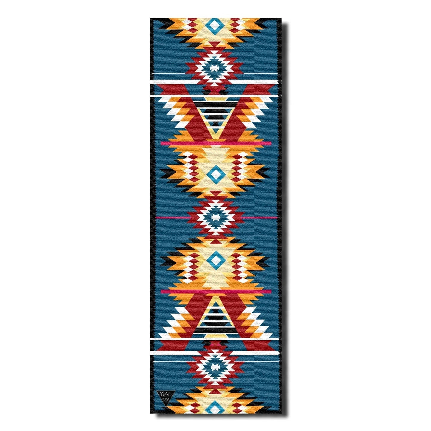 Yoga Mat | 6mm Thick | Multi Color Striped | Non-Slip | Eco Friendly | Yune Yoga | Snake River - Yune Yoga