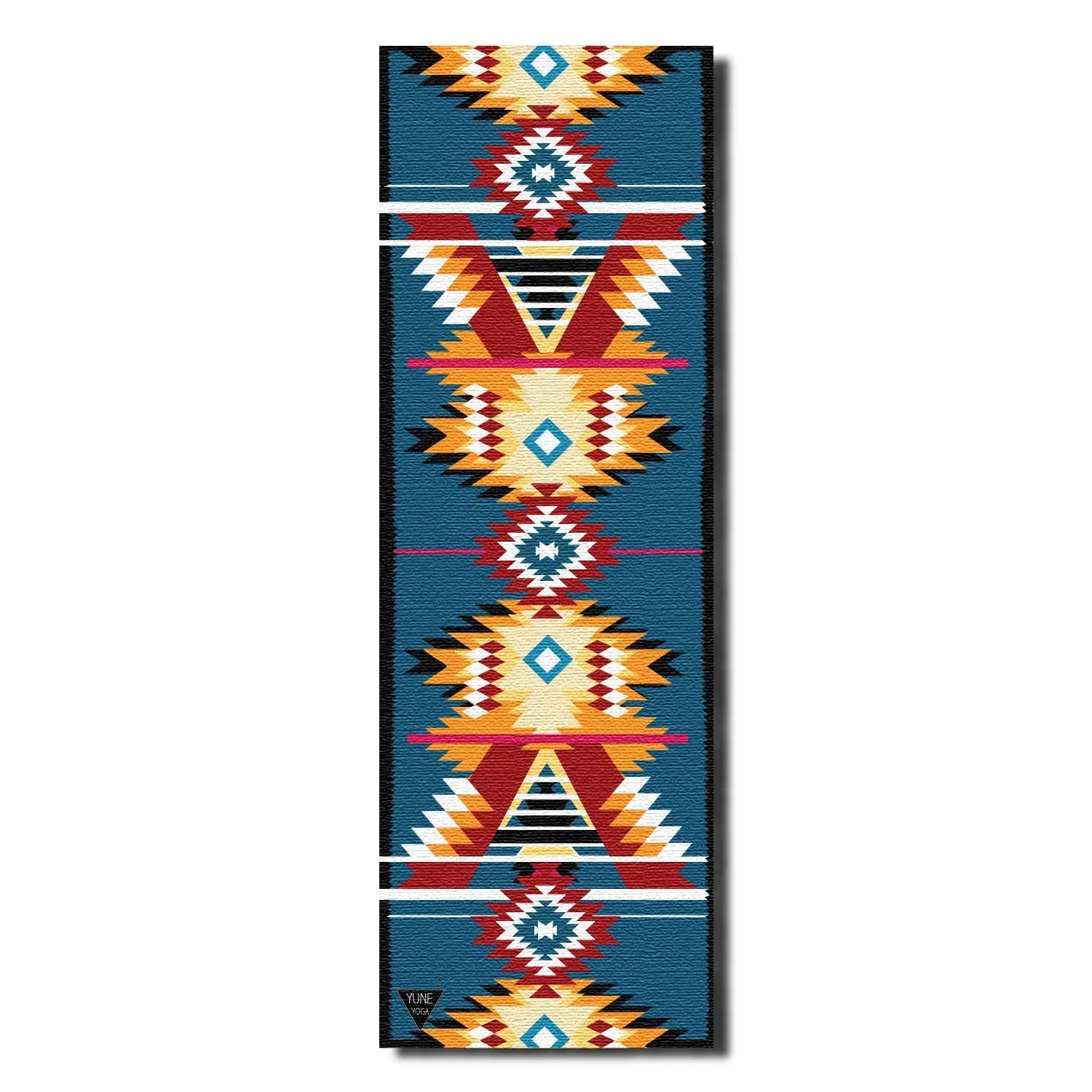 Yoga Mat | 6mm Thick | Multi Color Striped | Non-Slip | Eco Friendly | Yune Yoga | Snake River - Yune Yoga