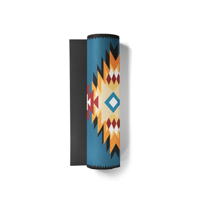 Yoga Mat | 6mm Thick | Multi Color Striped | Non-Slip | Eco Friendly | Yune Yoga | Snake River - Yune Yoga