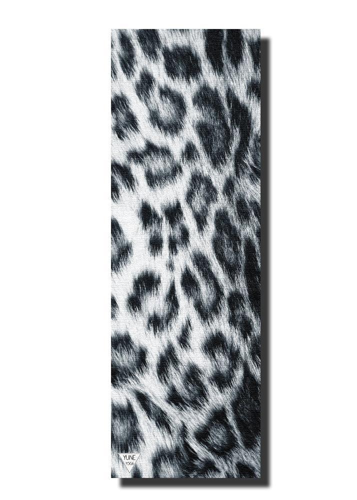Snow Leopard Print Sustainable Yoga Mat – Ultra Grip + Eco PER | Yune - Yune Yoga