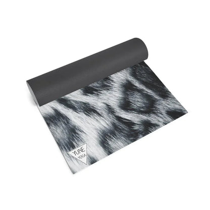 Snow Leopard Print Sustainable Yoga Mat – Ultra Grip + Eco PER | Yune - Yune Yoga