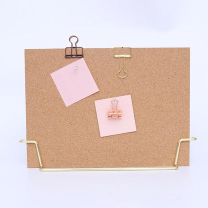 Standing Cork Bulletin Board - Rose Gold/Gold by Multitasky