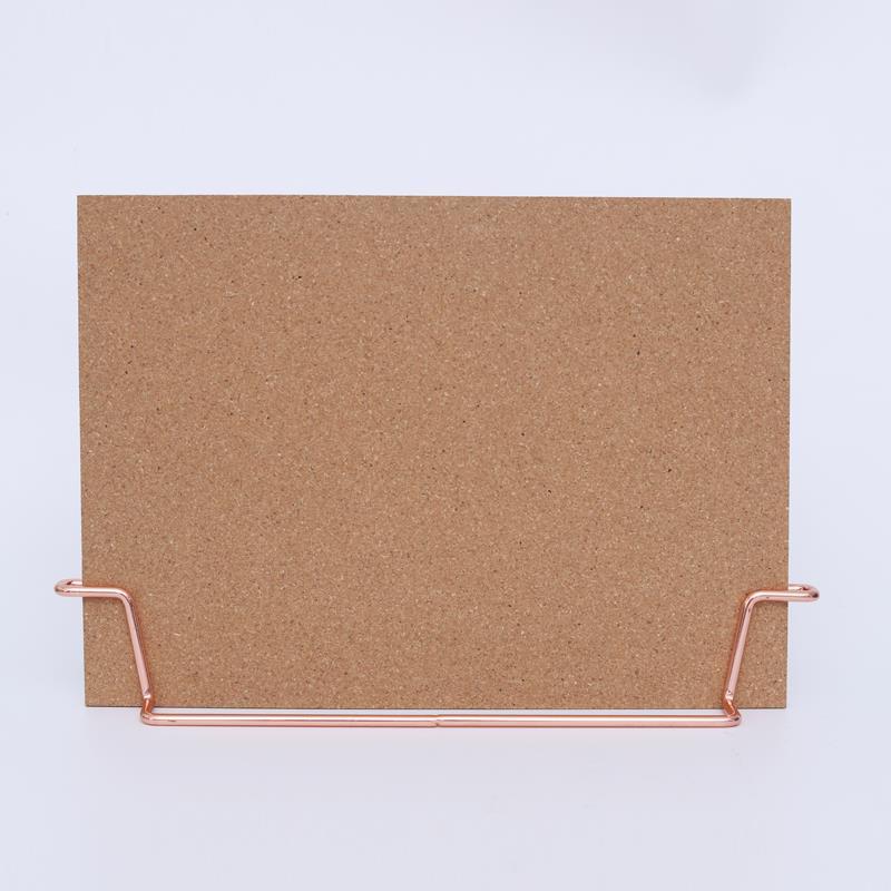 Standing Cork Bulletin Board - Rose Gold/Gold by Multitasky