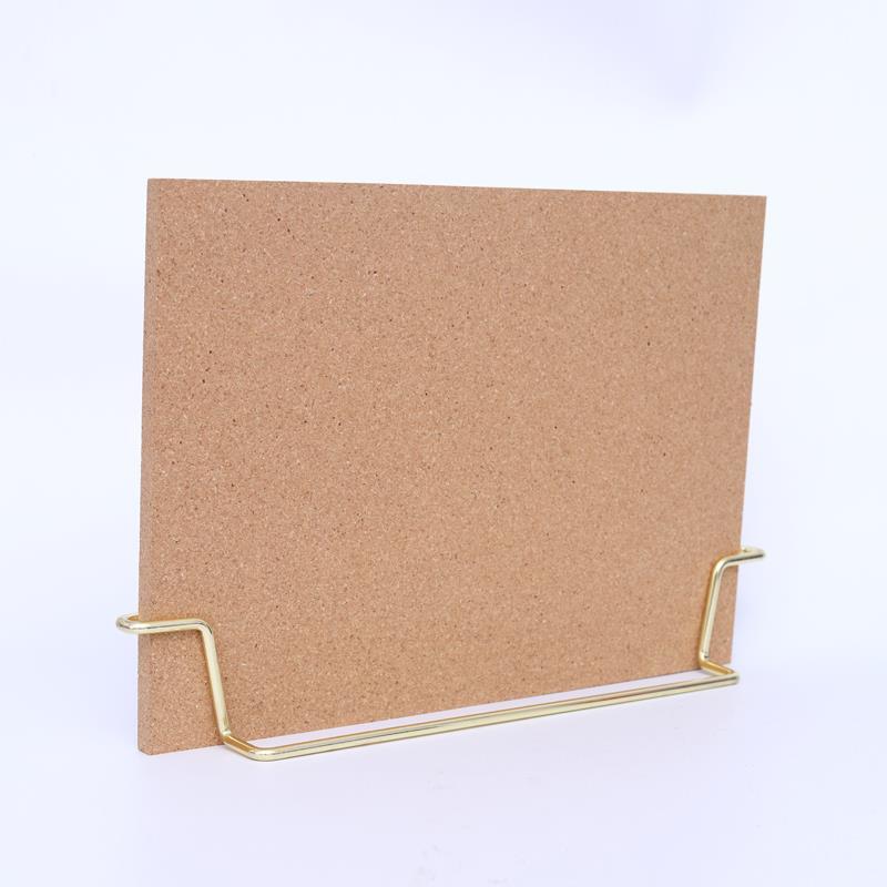 Standing Cork Bulletin Board - Rose Gold/Gold by Multitasky