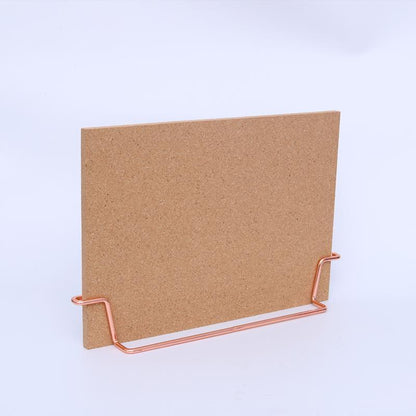 Standing Cork Bulletin Board - Rose Gold/Gold by Multitasky