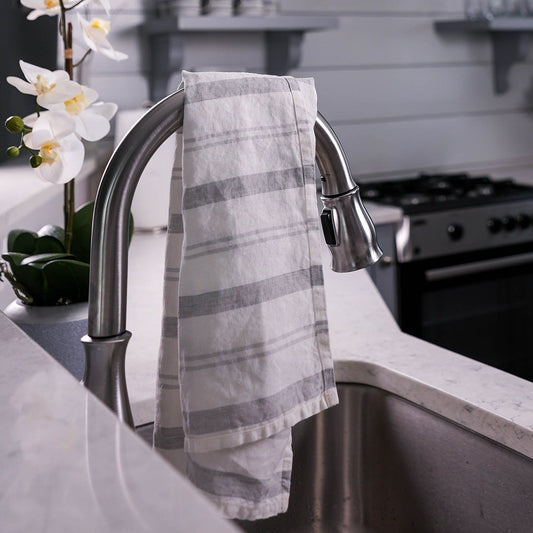 Linen Striped Kitchen Towel