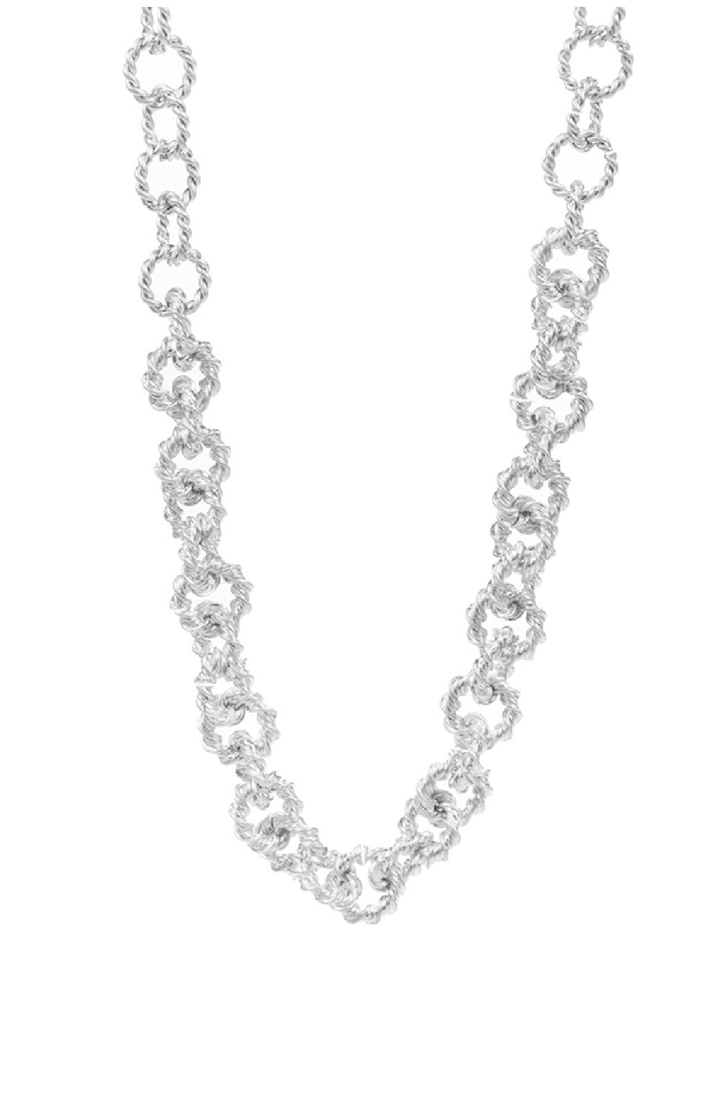 Twist Rope Chain Necklace – Minimalist Gold Layering Jewelry for Women