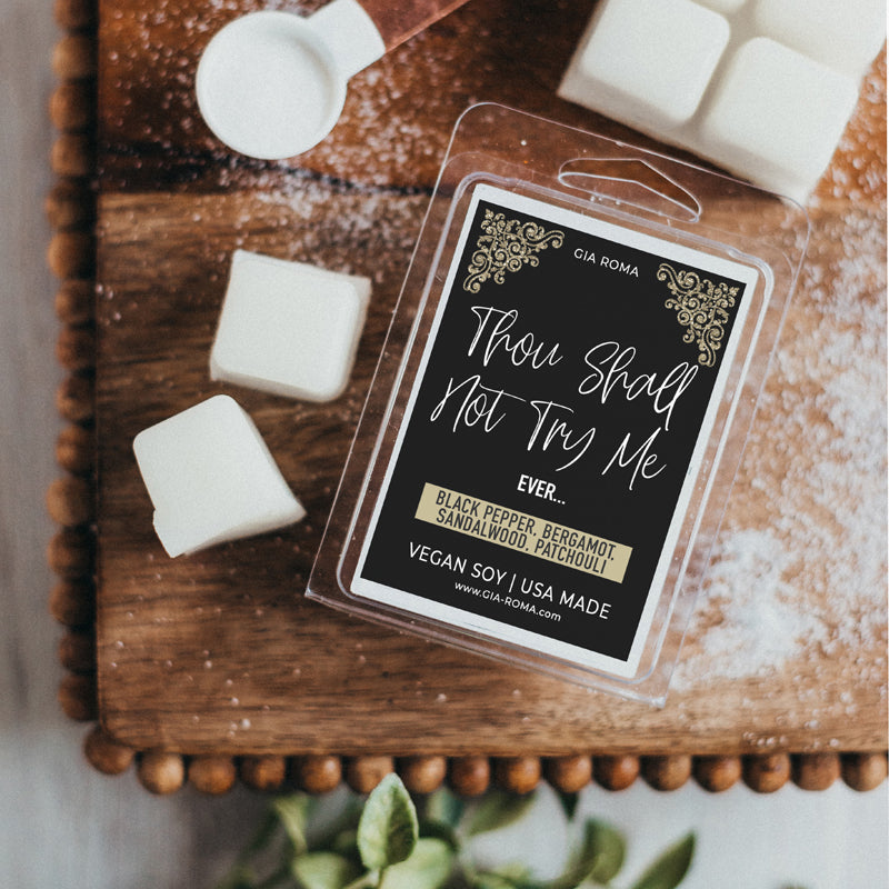 Black Pepper, Bergamot, Sandalwood Wax Melts