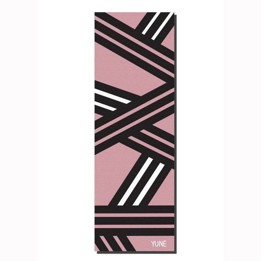 Yoga Mat | 6mm Thick | Pink | Non-Slip | Eco Friendly | Yune Yoga | TI22 - Yune Yoga