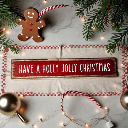 Holly Jolly Sitter Sign